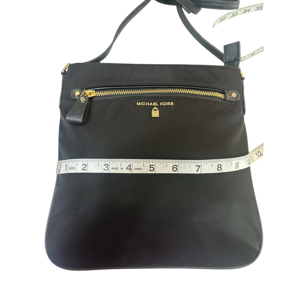 Michael Kors Kelsey Large Black Nylon Crossbody - Picture 6 of 6